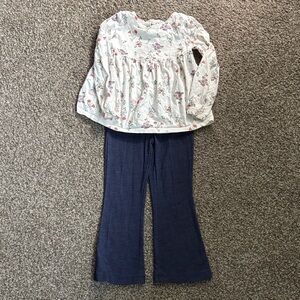 Carter’s Floral Long Sleeve Top and Jegging Set